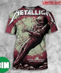 Metallica World Tour From Stade Olympique Montreal Quebec Canada All Over Print Shirt