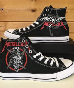 Metallica Band High Top Shoes