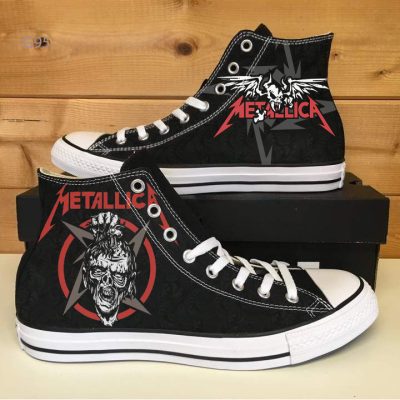 Metallica Band High Top Shoes