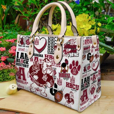 Alabama A&M Bulldogs 2 Leather Handbag For Women Gift