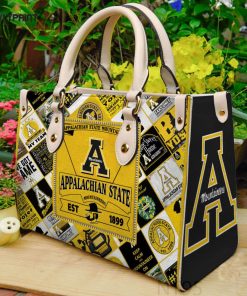 Appalachian State Mountaineer Leather Handbag For Women Gift