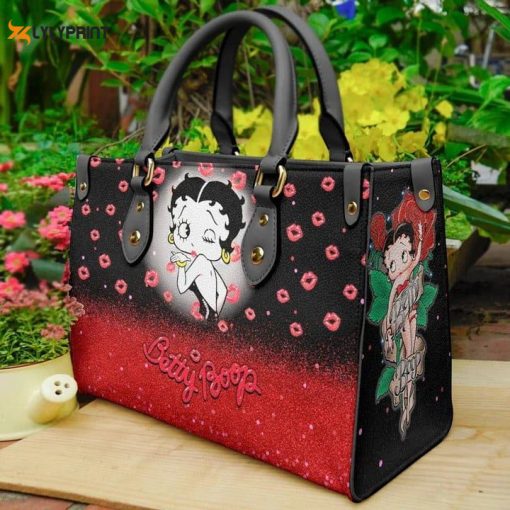 Betty Boop Leather Handbag Gift For Women