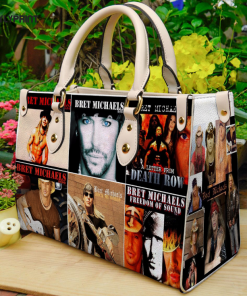 Bret Michaels 1 Leather Handbag For Women Gift