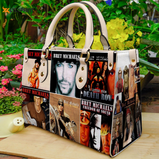 Bret Michaels 1 Leather Handbag For Women Gift