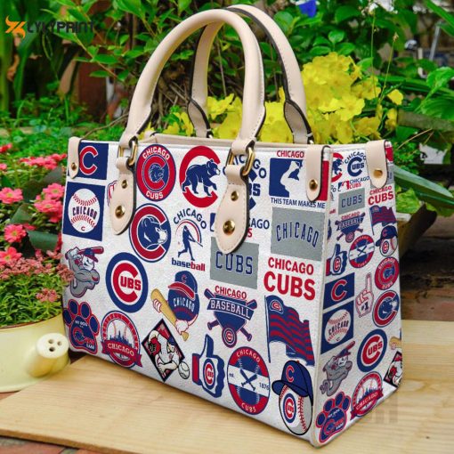 Chicago Cubs Leather Handbag For Women Gift