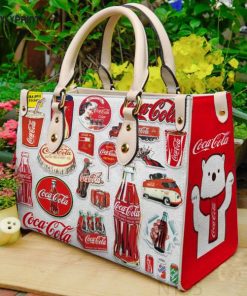 Coca Cola Leather Handbag For Women Gift