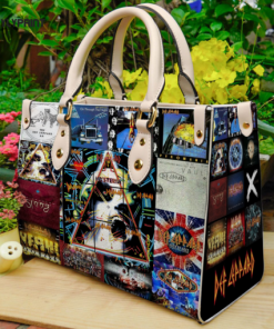 Def Leppard Leather Handbag For Women Gift