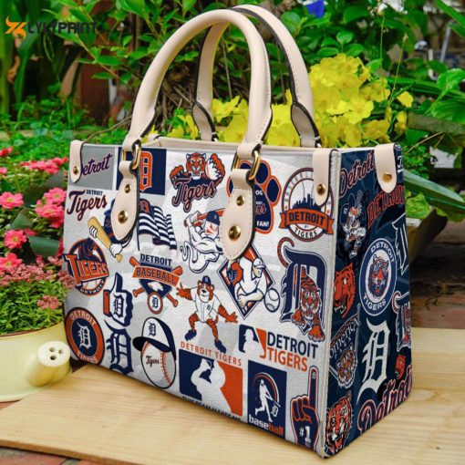 Detroit Tigers 1 Leather Handbag For Women Gift_1