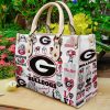 Georgia Bulldogs 1 Leather Handbag For Women Gift