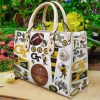 Georgia Tech Yellow Jackets Leather Handbag For Women Gift_1