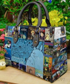 Ghibli Leather Handbag Gift For Women