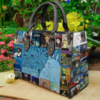 Ghibli Leather Handbag Gift For Women