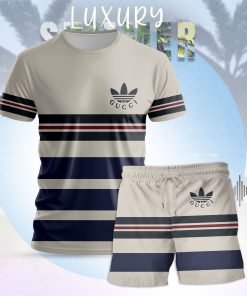 Gucci Combo Unisex T-Shirt & Short Limited Luxury Outfit Mura1145