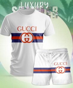 Gucci Combo Unisex T-Shirt & Short Limited Luxury Outfit Mura1150