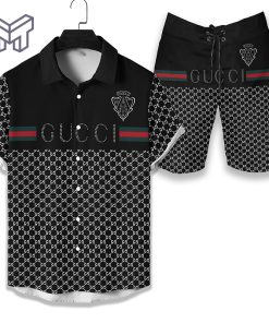 Gucci Luxury Hawaiian Shirt & Short Set Mura1018