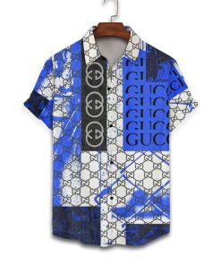 Gucci Luxury Hawaiian Shirt & Short Set Mura1037