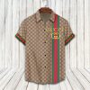 Gucci Luxury Hawaiian Shirt & Short Set Mura1058