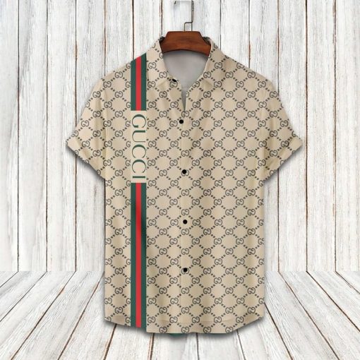 Gucci Luxury Hawaiian Shirt & Short Set Mura1061