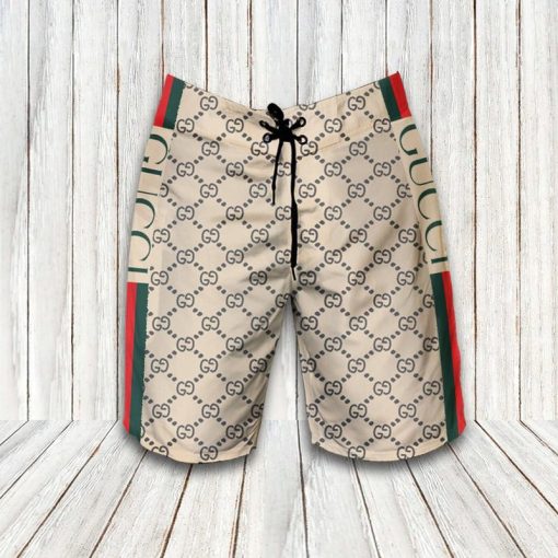 Gucci Luxury Hawaiian Shirt & Short Set Mura1061