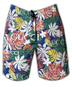 Gucci Luxury Hawaiian Shirt & Short Set Mura1067