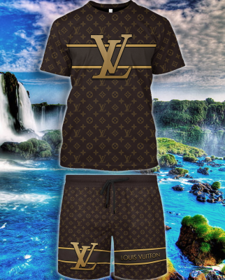 LV Combo Unisex T-Shirt & Short Limited Luxury Outfit Mura1042