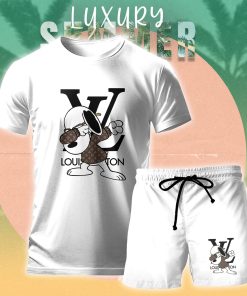 LV Combo Unisex T-Shirt & Short Limited Luxury Outfit Mura1156