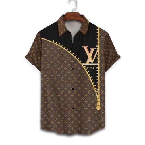 LV Louis Vuitton Luxury Hawaiian Shirt & Short Set Mura1145