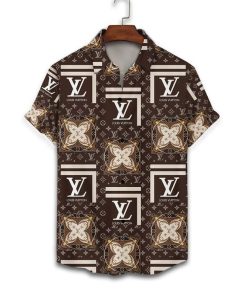 LV Louis Vuitton Luxury Hawaiian Shirt & Short Set Mura1149