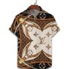 LV Louis Vuitton Luxury Hawaiian Shirt & Short Set Mura1169