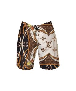 LV Louis Vuitton Luxury Hawaiian Shirt & Short Set Mura1169