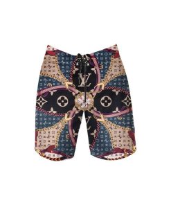 LV Louis Vuitton Luxury Hawaiian Shirt & Short Set Mura1180