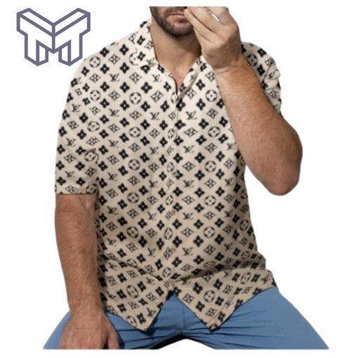 Louis Vuitton Hawaiian Shirt, Hawaiian Shirts For Men, Louis Vuitton button Shirt – dn18872