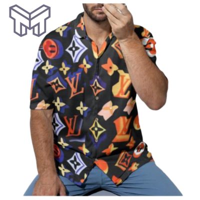 Louis Vuitton Hawaiian Shirt, Hawaiian Shirts For Men, Louis Vuitton button Shirt – dn18882