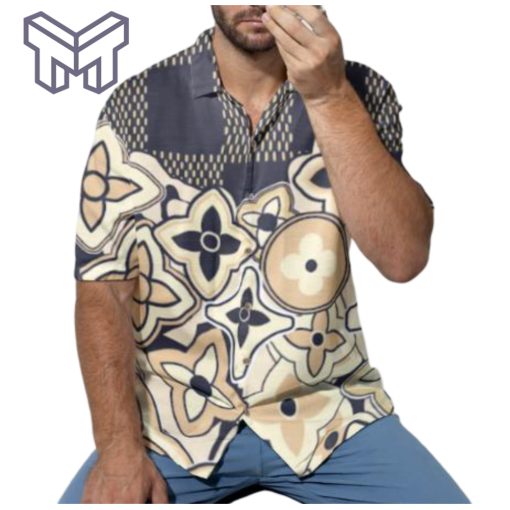 Louis Vuitton Hawaiian Shirt, Hawaiian Shirts For Men, Louis Vuitton button Shirt – dn18887