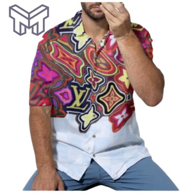 Louis Vuitton Hawaiian Shirt, Hawaiian Shirts For Men, Louis Vuitton button Shirt – dn18888