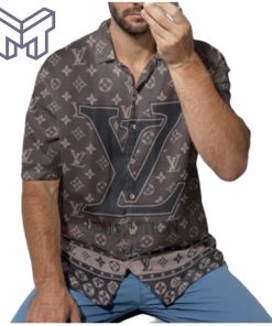 Louis Vuitton Hawaiian Shirt, Hawaiian Shirts For Men, Louis Vuitton button Shirt – dn18892