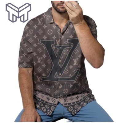 Louis Vuitton Hawaiian Shirt, Hawaiian Shirts For Men, Louis Vuitton button Shirt – dn18892