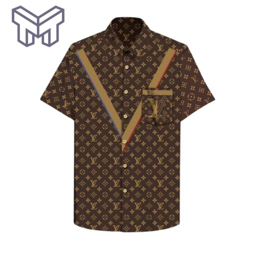 Louis Vuitton Hawaiian Shirt, Hawaiian Shirts For Men, Louis Vuitton button Shirt – hh02471