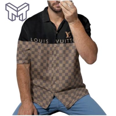 Louis Vuitton Hawaiian Shirt, Hawaiian Shirts For Men, Louis Vuitton button Shirt– dn18893