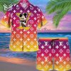 Louis Vuitton Mickey Mouse Disney Orange Luxury Brand Premium Fashion Hawaii Set