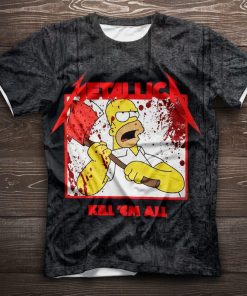 Metallica Homer Simpson Kill ‘Em All T-Shirt