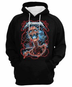 Metallica Skull Hoodie 3D All Over Print Shirt