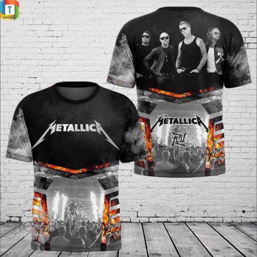 NEW Metallica 3d all over printed shirt
