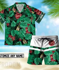 Personalized Tropical Jameson Hawaiian Shirt And Shorts Set