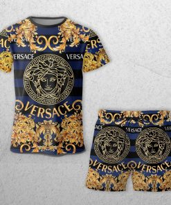 Versace Combo Unisex T-Shirt & Short Limited Luxury Outfit Mura1111