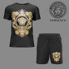 Versace Combo Unisex T-Shirt & Short Limited Luxury Outfit Mura1117