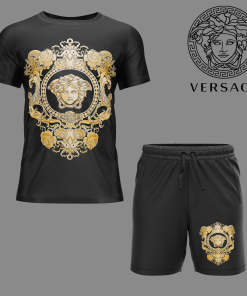 Versace Combo Unisex T-Shirt & Short Limited Luxury Outfit Mura1117