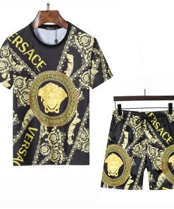 Versace Combo Unisex T-Shirt & Short Limited Luxury Outfit Mura1121
