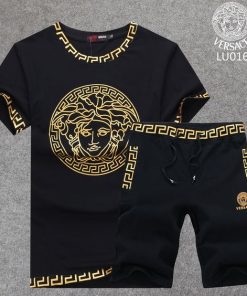 Versace Combo Unisex T-Shirt & Short Limited Luxury Outfit Mura1131