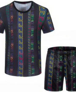 Versace Combo Unisex T-Shirt & Short Limited Luxury Outfit Mura1138